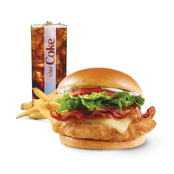 Wendy's Asiago Ranch Chicken Club Combo